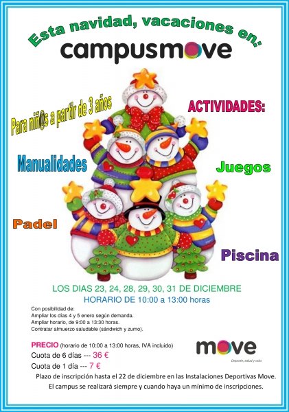 Esta Navidad vuelve el Campus Move, Foto 1