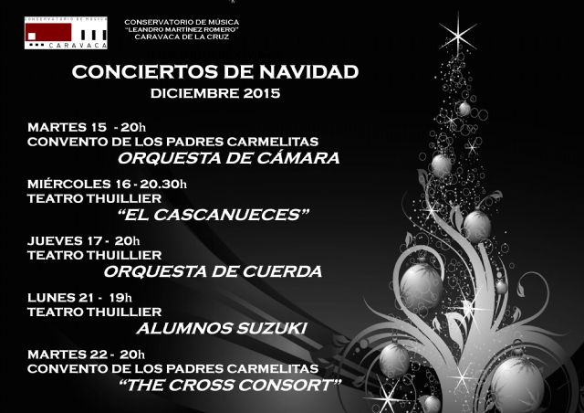 El Conservatorio celebra la Navidad con conciertos y la representación de 'El Cascanueces' - 1, Foto 1