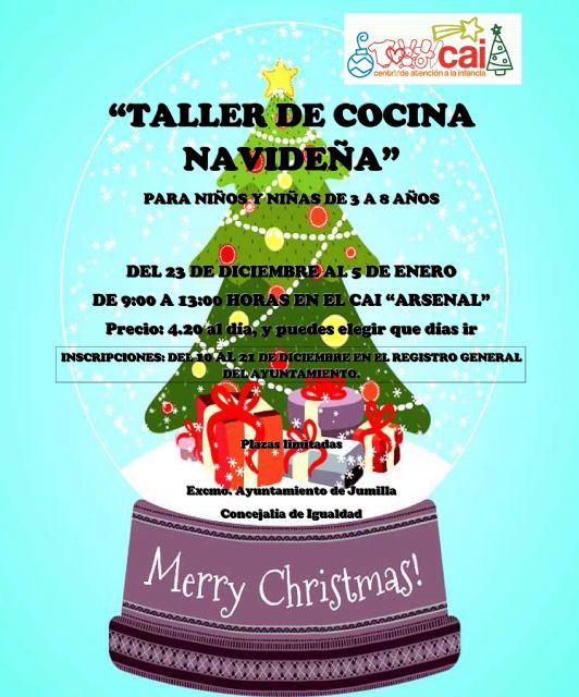 El CAI ofrece una Escuela de Cocina para las vacaciones de Navidad - 1, Foto 1