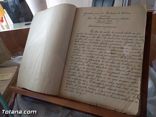 El Archivo municipal recibe documentos donados por los herederos del ilustre historiador Jos Mara Munuera y Abada, Hijo Adoptivo de Totana - 6