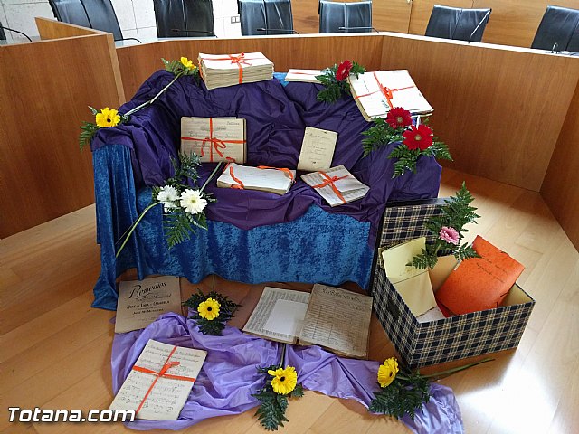 El Archivo municipal recibe documentos donados por los herederos del ilustre historiador Jos Mara Munuera y Abada, Hijo Adoptivo de Totana - 8