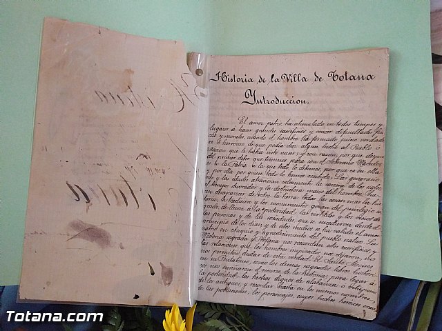 El Archivo municipal recibe documentos donados por los herederos del ilustre historiador Jos Mara Munuera y Abada, Hijo Adoptivo de Totana - 21