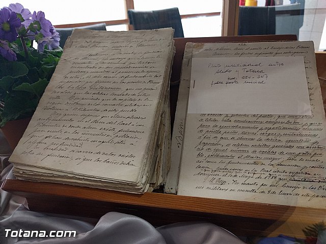El Archivo municipal recibe documentos donados por los herederos del ilustre historiador Jos Mara Munuera y Abada, Hijo Adoptivo de Totana - 30
