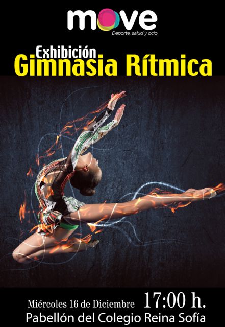 Move organiza una exhibición de gimnasia rítmica y una ehibición de natación sincronizada