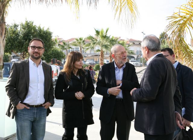 Más de 300 personas abarrotan el mitin del PSOE con la visita de Javier Solana a Lorca - 2, Foto 2
