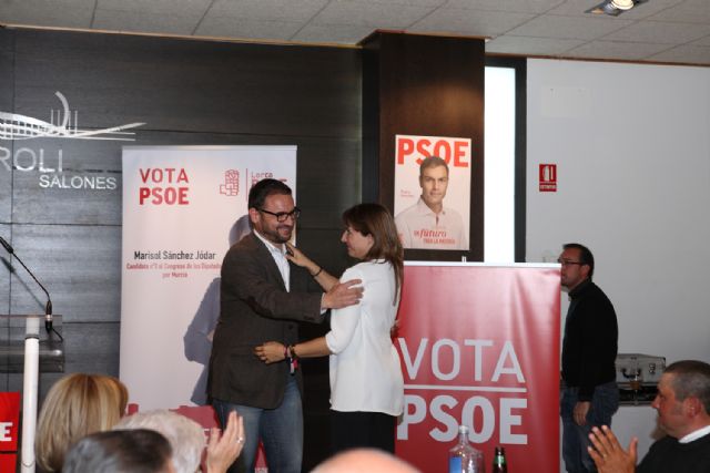 Más de 300 personas abarrotan el mitin del PSOE con la visita de Javier Solana a Lorca - 4, Foto 4