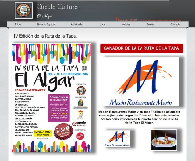 El Mesón Restaurante Marín se alza ganador en El Algar - 1, Foto 1