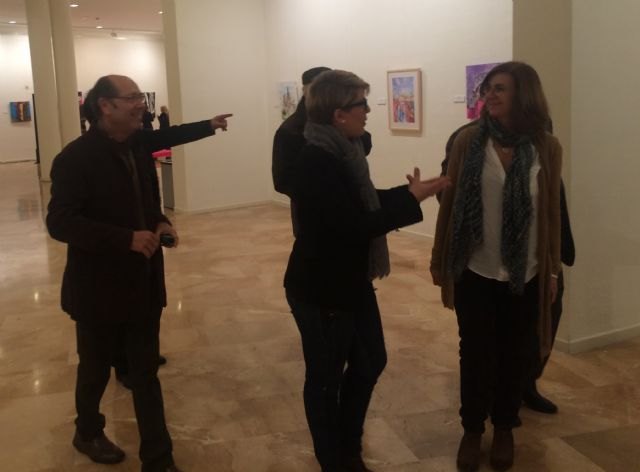 Pintura, música y poesía reunidas en la sala de exposiciones del Auditorio regional para recaudar fondos para la lucha contra el cáncer - 2, Foto 2