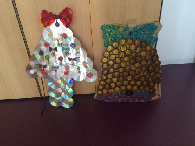 Llegan los primeros adornos del concurso escolar navideño de Las Torres de Cotillas - 1, Foto 1