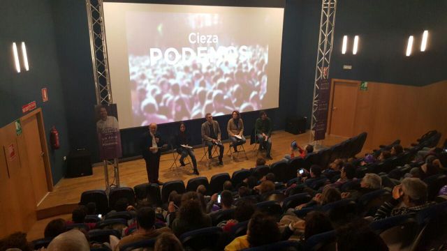 Javier Sánchez en Cieza: Si seguimos pegando hachazos a los salarios, como hacen las reformas del PSOE y del PP, no subirán las cotizaciones y tendremos problemas con la hucha de las pensiones - 1, Foto 1