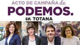 Hoy tendr lugar un acto de campaña de PODEMOS en Totana