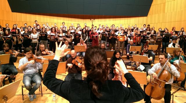 La Orquesta Sinfónica de la Región y la Coral Universitaria interpretan 'El Mesías' de Händel en el Auditorio Víctor Villegas - 1, Foto 1