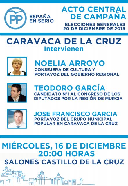 Caravaca con Noelia Arroyo y Teodoro GarcÃ­a - 1, Foto 1