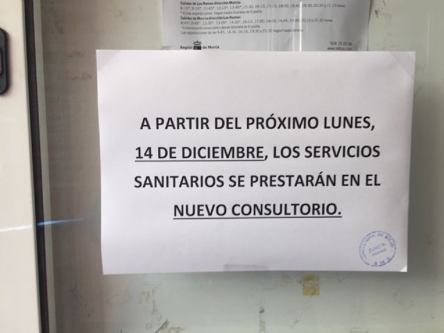 El PSOE exige la reprobación del alcalde pedáneo de Zeneta por retrasar la apertura del centro médico a fin de hacerse la foto en la inauguración - 1, Foto 1