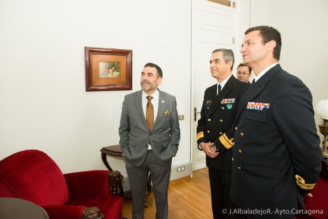 José López recibe a los almirantes de la OTAN que harán el relevo de mando en Cartagena - 2, Foto 2