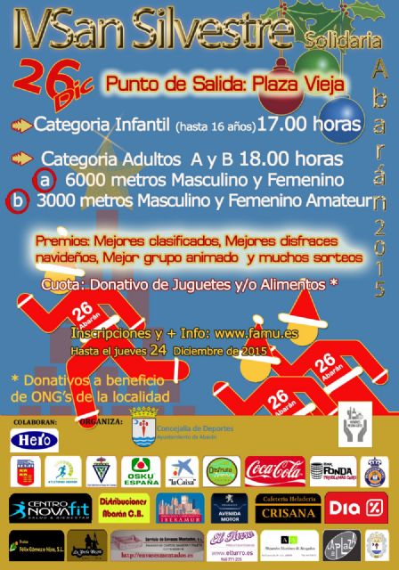 Presentada la IV San Silvestre Solidaria de Abarán - 1, Foto 1