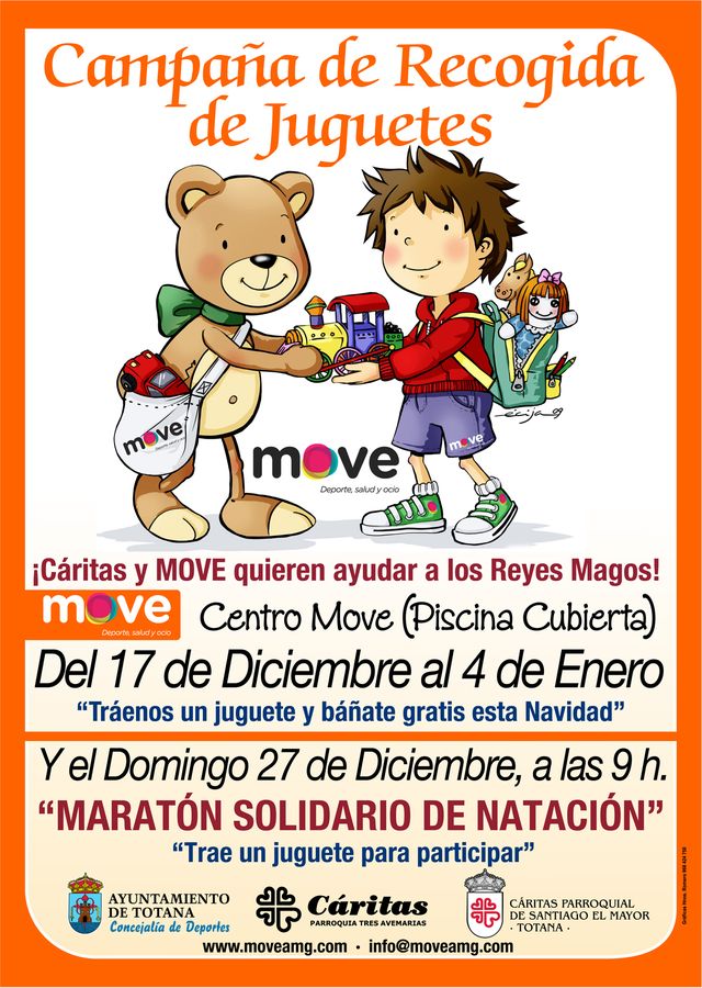Cáritas y MOVE lanzan una campaña de recogida de juguetes, Foto 2