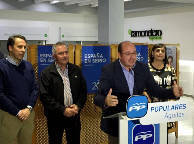 Pedro Antonio Sánchez afirma que el PP y Mariano Rajoy son los mejores aliados para defender los intereses de los murcianos - 1, Foto 1