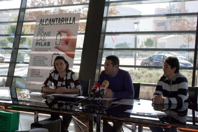 Alcantarilla se pone las pilas, es el slogan elegido para iniciar el nuevo servicio de recogida selectiva de pilas y baterías usadas en el municipio - 4, Foto 4