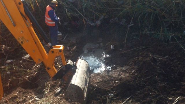 Cambiemos Murcia denuncia vertidos de EMUASA junto al Reguerón - 1, Foto 1