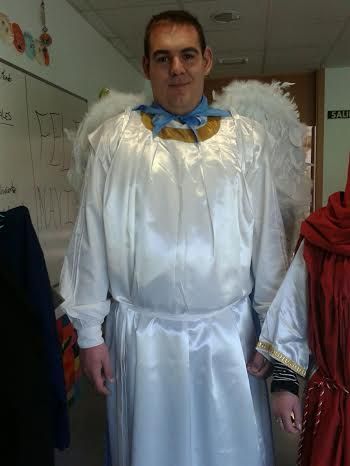 Los usuarios del Centro de Día con Enfermedad Mental representan un Belén Viviente con motivo de su fiesta de la Navidad, Foto 8