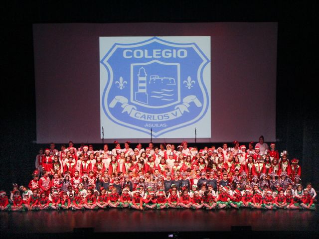 El Festival Benéfico del Colegio Carlos V llena el Auditorio de solidaridad con Cáritas - 1, Foto 1