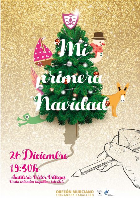 El Orfeón Murciano Fernández Caballero protagoniza este sábado en el Auditorio Víctor Villegas la gala 'Mi primera Navidad' - 1, Foto 1