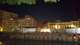 Un espectáculo de ópera y luces en el Río Segura celebra por primera vez la Navidad en Murcia