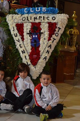 Las bases del Olmpico de Totana realizaron una ofrenda floral a Santa Eulalia - 14