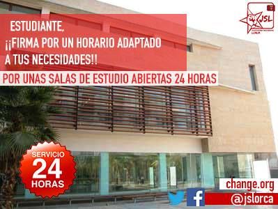 Más de 450 firmas para la ampliación del horario de las salas de estudio, en las primeras horas de la campaña iniciada por PSOE y JJSS Lorca - 1, Foto 1