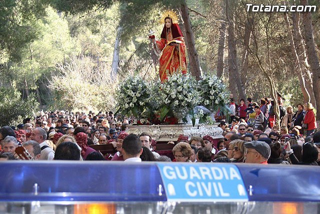 Más de 70 efectivos velarán por la seguridad en la romería de regreso de Santa Eulalia a su santuario en Sierra Espuña, Foto 1
