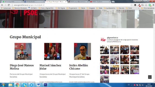 El PSOE de Lorca estrena su nueva web completamente integrada con las redes sociales - 1, Foto 1