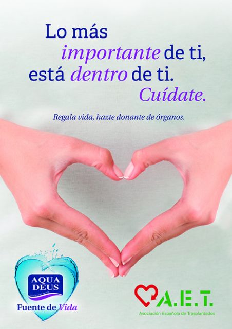 Aquadeus colabora con la Asociación Española de Trasplantados para fomentar la donación de órganos, Foto 2