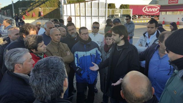 Podemos: Los trabajadores de Juver están sufriendo las consecuencias de la cruenta reforma laboral del Partido Popular - 1, Foto 1