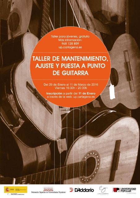 Un taller de guitarra y otro de estampación, nuevas ofertas de la Universidad Popular - 1, Foto 1