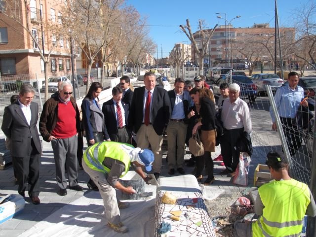 Fomento centra los últimos trabajos de renovación del barrio de San Diego de Lorca en el bulevar de Rafael Maroto y el parque Casa Mata - 1, Foto 1