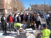 Fomento centra los ltimos trabajos de renovacin del barrio de San Diego de Lorca en el bulevar de Rafael Maroto y el parque Casa Mata