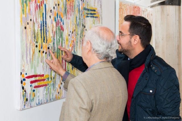 Francisco Porras acerca su pintura abstracta al Ramón Alonso Luzzy - 3, Foto 3