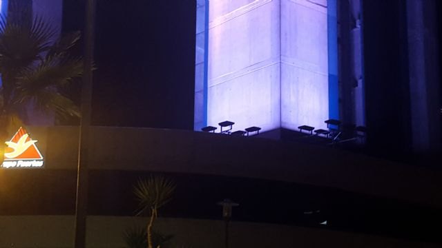 HUERMUR denuncia en Medio Ambiente la nueva iluminación de las torres de Atalayas por contaminación lumínica - 1, Foto 1