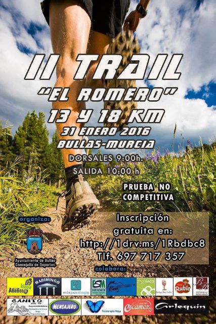 La II Trail 'El Romero' se corre el domingo 31 de enero - 1, Foto 1
