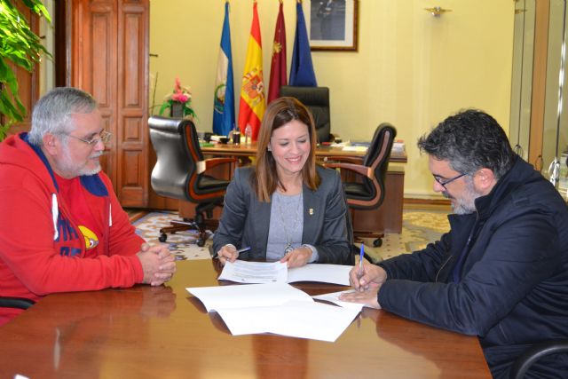 El Ayuntamiento de Águilas ratifica su convenio de colaboración con Albinegro - 1, Foto 1