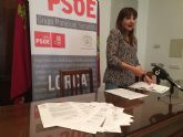 El PSOE propone un Plan Integral de Mantenimiento de parques y jardines a travs de brigadas de trabajo formadas por desempleados lorquinos