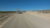Fomento elimina un cambio de rasante peligroso en la carretera de La Paca a Doña Ins en Lorca