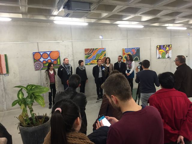 Inaugurada Punto y Arte, Exposición alumnos del IES Luis Manzanares - 1, Foto 1