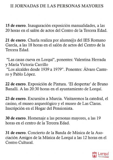 Lorquí celebra la II Semana Cultural del Mayor - 1, Foto 1