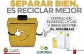 La campaña del reciclado preguntará a los ciudadanos cómo mejorar el actual sistema