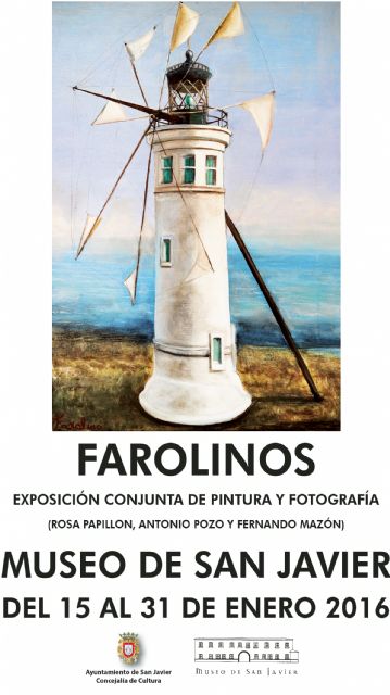 Fernando Mazón, Rosa Papillón y Antonio Pozo presentan Farolinos en el Museo de San Javier - 1, Foto 1