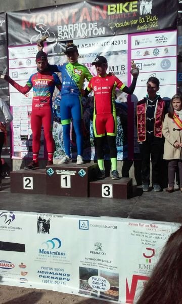 First podium of the year for Victor CC Santa Eulalia in Jumilla mtb San Anton with a third place, Foto 1
