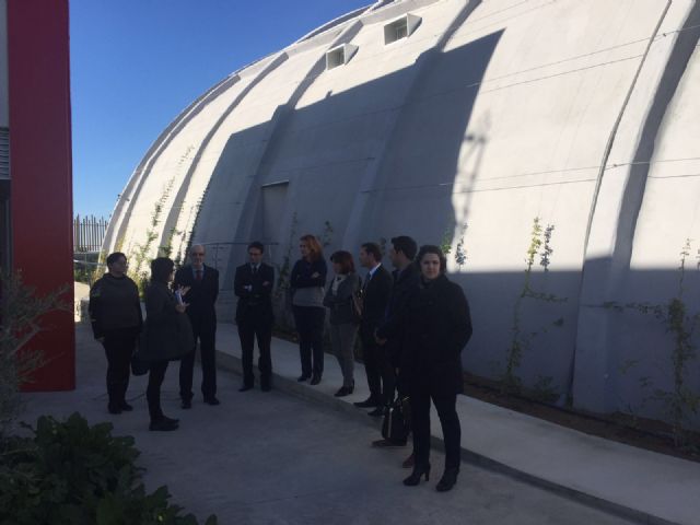 El Rector de la UPCT y el Alcalde de Torre Pacheco visitan el edificio del TOP-CEMIDI - 1, Foto 1
