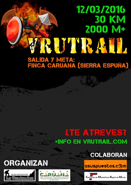 La VRUTRAIL tendrá lugar el próximo sábado 12 de marzo, Foto 1